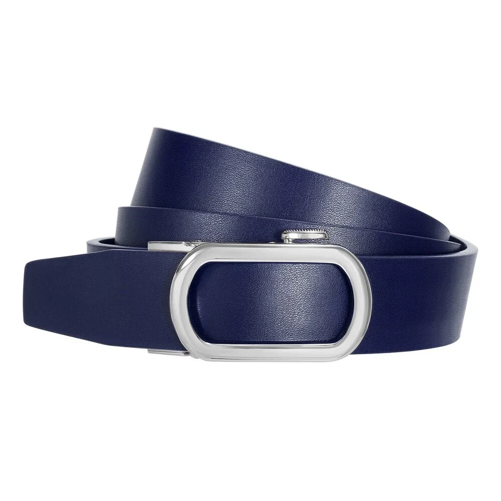 SUOSDEY Women Leather Ratchet Belt for Jeans Pants fits waist size from 30